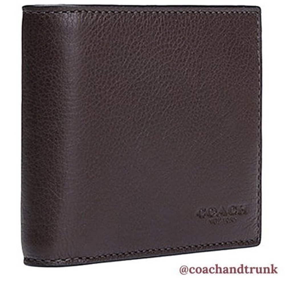 COACH Leather 3 in 1 Wallet Compact Mahogany NWT - Picture 5 of 11